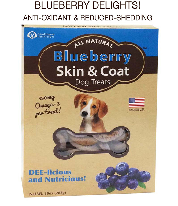 BOGO! BUY 1 case of 2, GET second case of 2 -FREE! Delicious, Blueberry Antioxidant Skin & Coat