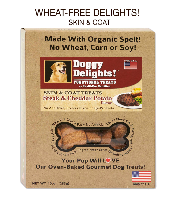 BOGO!  BUY 1 case of 2, GET second case of 2 -FREE! Doggy Delights® Wheat Free!