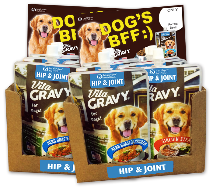 [Wholesale] BOGO! BUY 1 CASE of 6, GET second CASE of 6 -FREE!  Canine, Hip & Joint Vita-Gravy®
