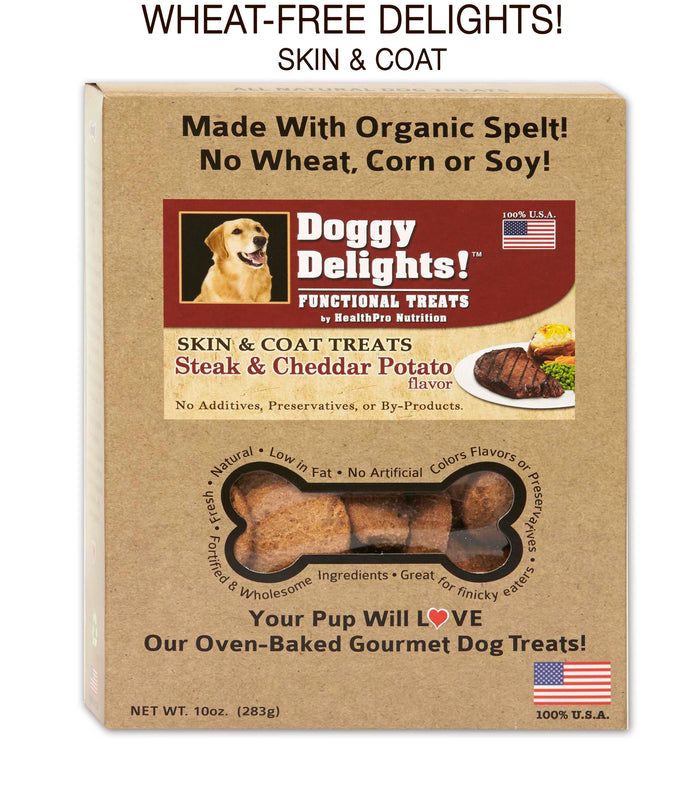 BOGO!  BUY 1 case of 2, GET second case of 2 -FREE! Doggy Delights® Wheat Free!